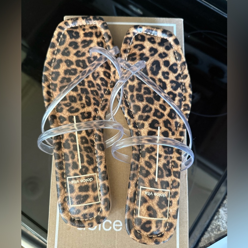 Dolce vita leopard sandals - Picture 3 of 4